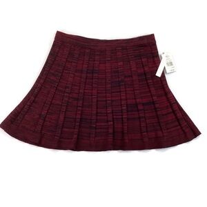 Pleated Sweater Mini Skirt by Joe B